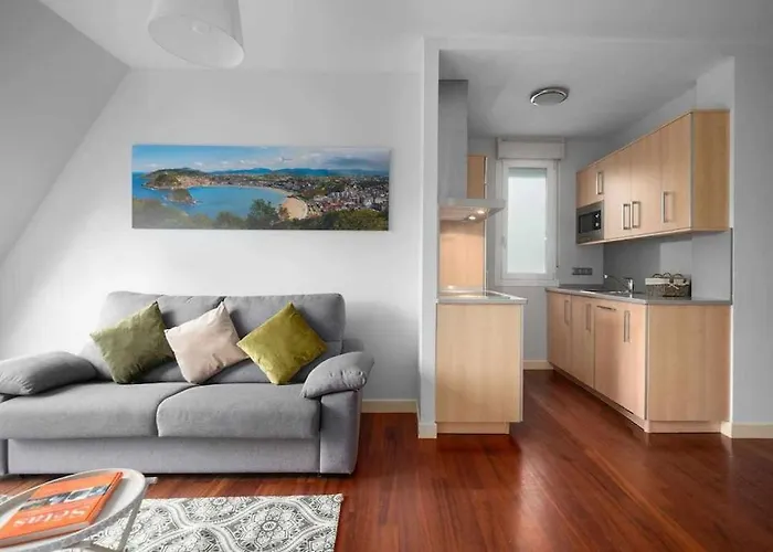 Atico Centro 3, Ac, Luz Y Comodidad サン・セバスティアン